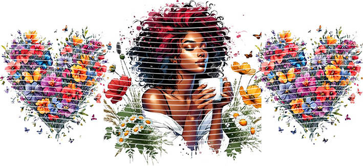 16oz Sunflower Girl-SU-123